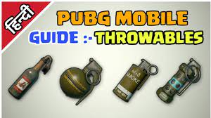 Guide Throwables Pubg Mobile Hindi How To Use Grenades In Pubg Mobile Best Grenade Hindi Youtube
