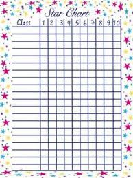 Freebie Star Chart Free Class Behavior Chart Record