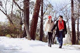 Winter Themed Prenuptial Photo By Nice Print Photography Winter Theme Prenuptial Photography Print