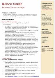 Some of the tasks common to the financial analyst job description are… the tasks may change or differ in nature from the ones above, to understanding or evaluating the potential for a product or service, projecting. Finance Analyst Resume Samples Qwikresume