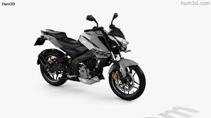 360 View Of Bajaj Pulsar Ns200 2018 3d Model Hum3d Store In 2020 Pulsar 3d Model Bike Couple