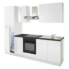 Top confo fabriqué près de chez vous. Cuisine Complete All In Basic Blanc L 255 Cm Avec Electromenager Castorama