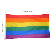 The international bear brotherhood flag was designed to represent the bear subculture within the lgbt community.the colours of the flag are meant to include the colours of the furs of animal bears throughout the world, not necessarily referring to human skin and hair colour tones: Regenbogen Flagge Bunte Regenbogen Frieden Fahnen Lesben Homosexuell Parade Fahnen Banner Lgbt Stolz Lgbt Flagge Hause Dekoration Spargut