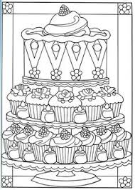 Veja 8 idéias de bolos de aniversário lindos e fáceis de fazer para deixar a sua festa caseira um charme! 17 Ideias De Bolo Para Colorir Colorir Cupcake Desenho Desenho De Bolo
