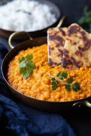 Creamy Red Lentil Curry The Minimalist Vegan Recipe Red Lentil Recipes Lentil Curry Vegan Lunch Recipes