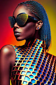 Afrofuturist African Pixel Fashio