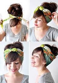 Wearing My Hair Like This All The Time These Days Love It Artsandcrafts Scarf Hairstyles Rockabilly Hair Easy Vintage Hairstyles