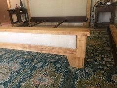 Pottery barn has pretty frequent sales and my mind was pushing me in that direction; Refinishing Pottery Barn Bed