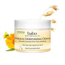 Amazon Com Babo Botanicals Miracle Crema Hidratante Para La Cara Y El Cuerpo Con Extracto De Avena Natural Calendula Organica Y Manteca De Karite Para Bebes Ninos O Adultos Con Piel Sensible O