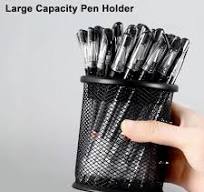 Amazon.com: Lemical 4Pcs Pen Holder Cup for Desk Wire Mesh ...