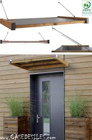 Auvent En Bois En Vente Flash Auvent Porte Fenetre Droite Bois Composite 446 Canopy Outdoor Pergola Patio Canopy