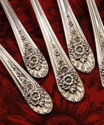 William rogers oneida antique floral pattern. Images For Antique Silverware Sets Vintage Silver Silverware Set Silverware