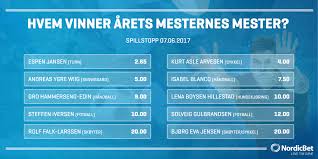 The program director is the former cyclist dag erik pedersen. Mesternes Mester 2017 Watch In English With Subtitles 720 Truezup