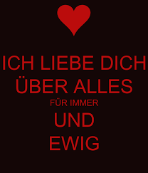 Finde jetzt ich liebe dir. Ich Liebe Dich Uber Alles Fur Immer Und Ewig Poster Angel Keep Calm O Matic