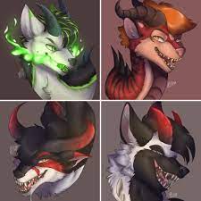 some of my favourites from my dragon headshot comms! (these are closed for  now but will be opening again soon) : rfurry