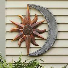 Wall Art Outdoor Metal Wall Decor Moon Wall Art Outdoor Metal Wall Art