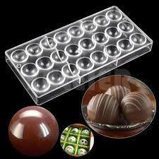Bakeware Pan Ball Shape Chocolate Molds Kitchen Baking Tools Mini Fondant Cake Candy Ball Chocolate Making Polycarbonate Moulds Chocolate Molds Polycarbonate Chocolate Molds Cake Decorating With Fondant