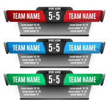 Graphical templates for presentation slides. Score Elements Design For Score Background Template Png And Vector With Transparent Background For Free Download Sports Scores Sports Team Banners Sport Banner