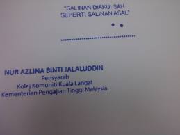 Salvarsalvar salinan ini diakui sah para ler mais tarde. Cop Salinan Diakui Sah Alsilama