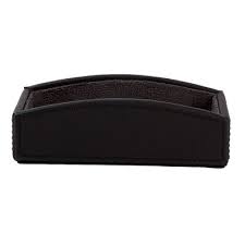 Pick up in 1 hour. Staples Business Card Holder Faux Leather Black 2030220 Target