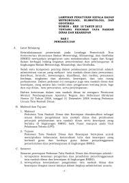 July 25, 2018 0 comments. 1 Lampiran Peraturan Kepala Badan Meteorologi Bmkg