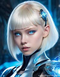 imagine a portrait of makima from chainsaw man anime whom wear white tshirt  black pant and a tie Prompts