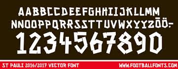 Free vector logo st pauli. Football Fonts