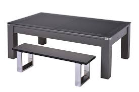 The two piece hard top covers the pool dining table until you want to play the game. Top 7 Pool Dining Table Reviews And Buying Guide Mancaves Hq