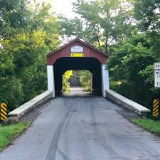 Van Sandt Covered Bridge In Solebury Pennsylvania Spanning Pidcock Creek Paul Chandler June 2019 Covered Bridges Pennsylvania Bridge
