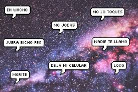 No Toques Mi Celular Wallpaper Cartoon Speech Bubble Tumblr