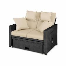 Shop with afterpay on eligible items. Komfortzone Rattan Lounge Sofa Zweisitzer Polyrattan Klapptische