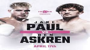 At this point, the floyd vs paul match was on after it got sanctioned by the nevada state athletic commission. Jake Paul Vs Ben Askren Fight Ppv Online 17 April To 18 April