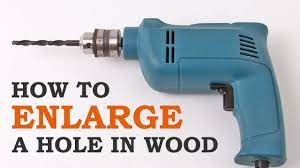 Which is the best bit to cut a hole in wood? How To Enlarge Holes In Wood Youtube