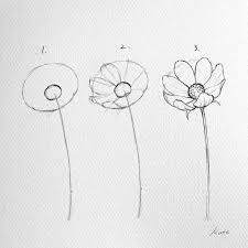 Artist Shows How To Draw Perfect Flowers In 3 Easy Steps Artist Shows How To Draw Perfect Flowers In 2020 Simple Flower Drawing Easy Flower Drawings Flower Drawing