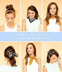 6 Diy Ways To Style A Bandana For Summer Urban Hairstyles Ways To Wear Bandanas How To Tie Bandana