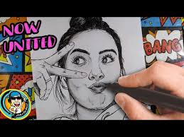 Desenho Da Sabina Now United Estilo Tumblr Speed Drawing Youtube