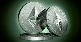 Ethereum Classic Logo and Blockchain Representation