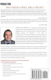 Do I Need a Will or a Trust?: Willingham, Taylor Phillip: 9781070630830:  Amazon.com: Books