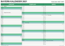 Kalenderpedia 2021 bayern / kalender 2019 saarland: Kalender 2021 Bayern