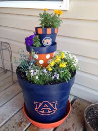 Auathletics Auburnu Flower Pot Porch Decor Wde Auburn Auburn Decor Auburn University Decor Flower Pots