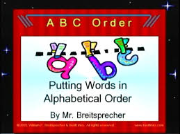 We use fine tip markers for this activity. Putting Words In Alphabetical Order It S Easy Youtube