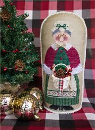 This pattern is a fun, simple nature themed sampler. Lizzie Kate Flossie Claus With Embellishments Cross Stitch Pattern 26k 123stitch