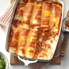 Some doctors recommend pork as an alternative to beef, so when you're trying to minimize the amount of red meat you consume each week, pork chops are a versatile meat choice that makes. Simple Chicken Enchiladas Recipe Recipes Easy Chicken Enchilada Recipe Baked Chicken Recipes