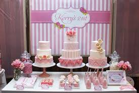 My 21st Cake Table Cake Table Decorations Party Cake Table Elegant Birthday Cakes