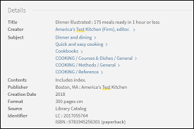 A key component to traceability of food is the identication of cases by product id and lot code. Go Ve Customizing The Default Display Fields In Primo Ve Ex Libris Knowledge Center