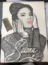 1166 x 1600 jpeg 281 кб. German Amaya Scribble Portrait Selena Quintanilla 2019 Pigma Micron Black Archival Ink On Strathmore Drawing Paper 24 X 20 Art Galleries At Pcc