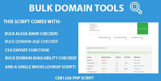 Bulk Whois Domain Availability Checker Script By Ceb123a Update This Script Now Comes With 450 Tlds And A Built In Modal Pop Script Optimization Search Engine