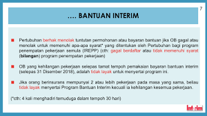 Selain bantuan kewangan, pekerja yang terjejas akan disokong dengan program perkhidmatan pekerjaan semula. Dibuang Kerja Korang Layak Dapat Rm600 Sebulan Begini Caranya