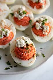 Garlic Pizza Sauce Recipe Buffalo Deviled Eggs Deviled Eggs Recipe Deviled Eggs