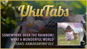 Check spelling or type a new query. Over The Rainbow Wonderful World Ukulele Tabs By Israel Kamakawiwo Ole Ukutabs